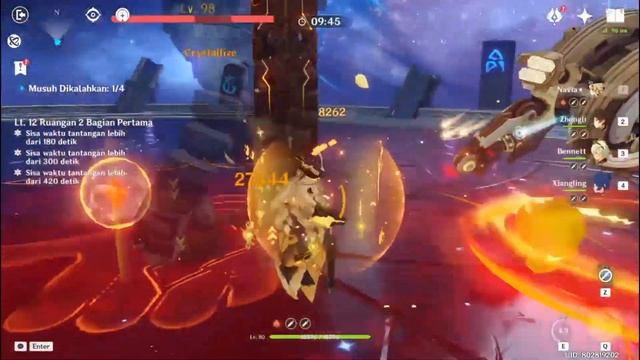 Navia C0 Unforged - 102sc Spiral Abyss 4.3 Floor 12 Top Half Continuous Run