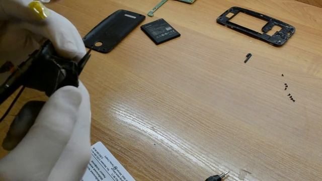 Замена тачскрина\разбор Lenovo A390 смотреть онлайн