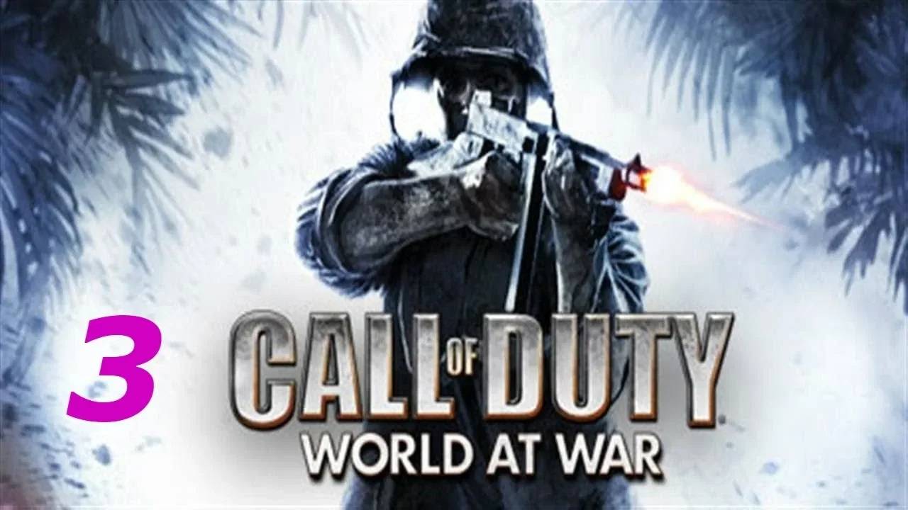 Прохождение Call of Duty: World at War #3 (Жёсткая посадка)