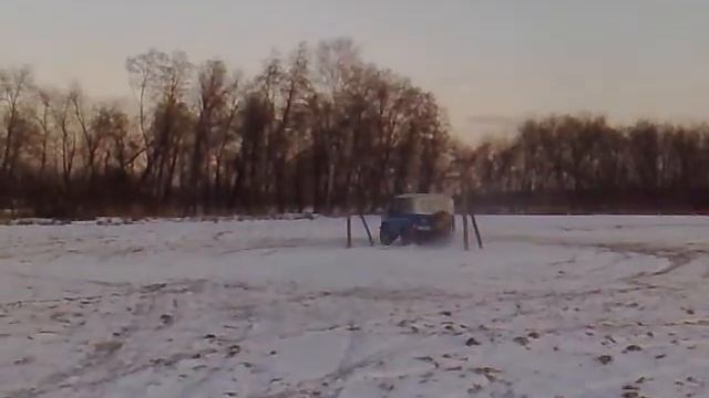 Зима, УАЗ ,покатушки смотреть онлайн