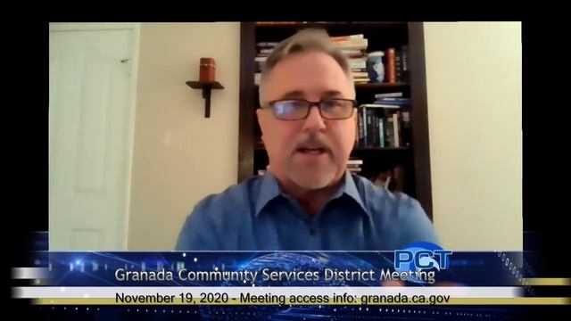 GCSD 11/19/20 - Granada Community Services District Meeting - November 19, 2020