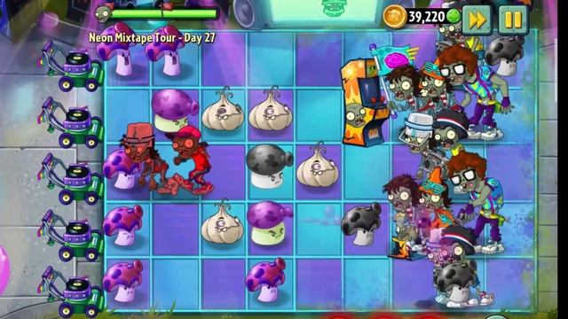 Plants vs Zombies 2 - Episode 9 - ADVENTURE Neon Mixtape Tour Day 26-28 | Pilipheng Gameplay смотреть онлайн