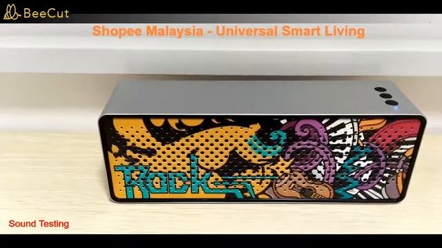 Best inexpensive - HIFI Bluetooth Speaker, unboxing, review, sound test - F2 смотреть онлайн