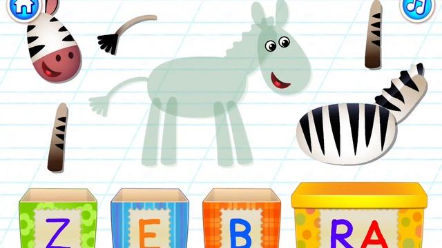 Буква Z. Играем и учим Английский алфавит. Логопедический мультик для детей. Обучающие игры. смотреть онлайн