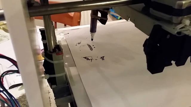diy drawbot /pen plotter using ramps 1.4 and marlin смотреть онлайн