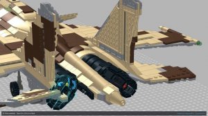 LEGO Sukhoi SU-37 TERMINATOR | 1:34 Minifigure Scale
