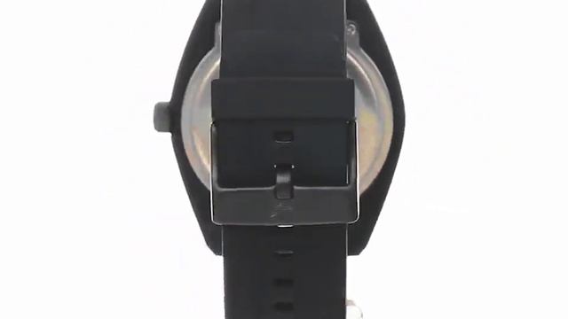 adidas Unisex ADH2970 Santiago Black Watch with Textured Silicone Band смотреть онлайн