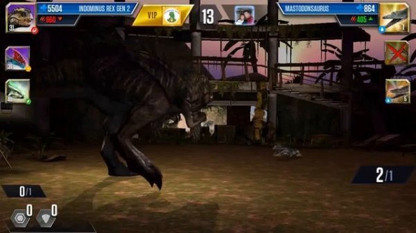 TUPANDACTYLUS LEVEL 21 BATTLE II Jurassic World The Game II Dinosaurs Game