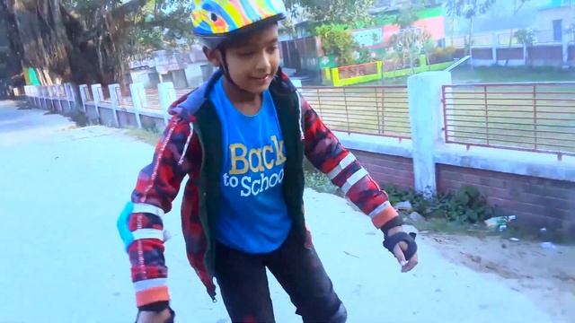 Samir Fast Time Skating  On Tha Road #skating Video#BD SKAT 23# Plz Subscribs