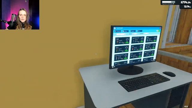 Завожу новый товар тоннами в Supermarket Simulator #6 смотреть онлайн