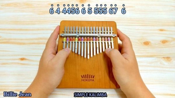 Billie Jean (Michael Jackson) ||•Kalimba Easy Tutorial•||