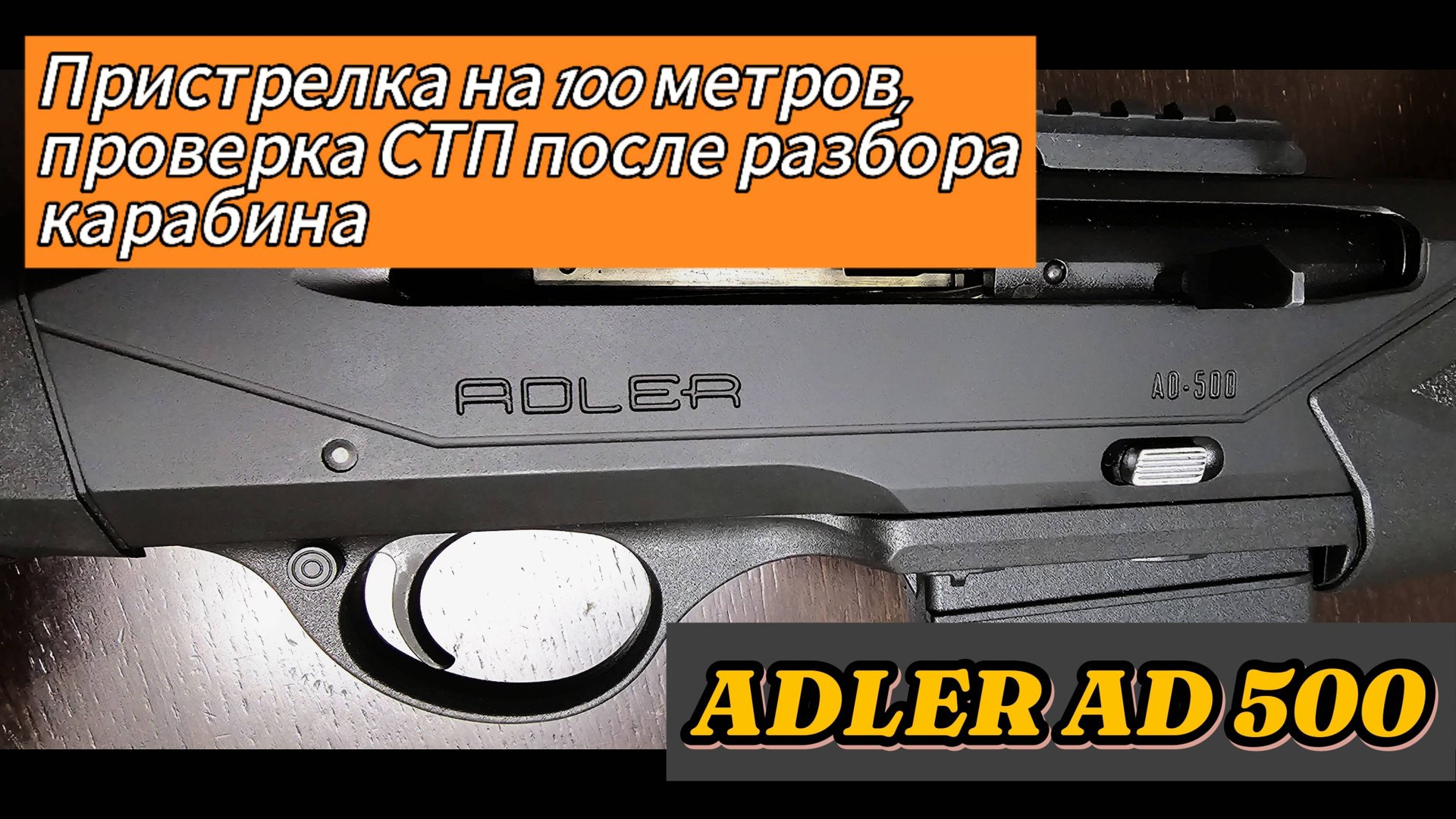Тест на 100 метров Adler AD 500. Shooters Test Adler AD 500 308 win смотреть онлайн