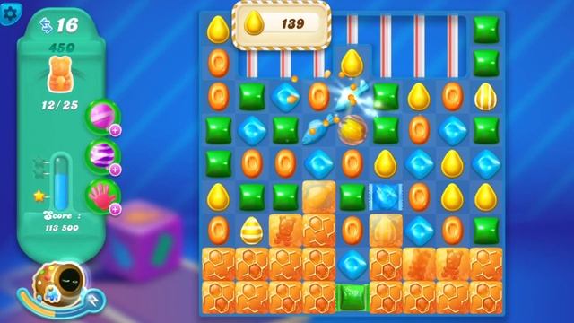 Candy Crush Soda Saga Level 450 смотреть онлайн
