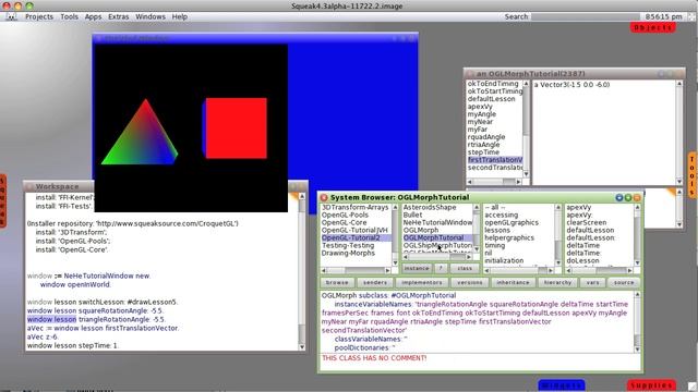 Squeak Smalltalk Tutorial: OpenGL tutorial 0.0.40.0.mov смотреть онлайн
