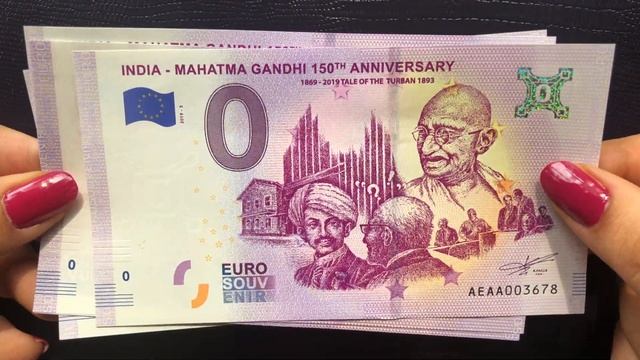 Mahatma Gandhi Zero Euro Banknotes | Rare | UV Light Features | Hinglish Review | Indian Hobbyist смотреть онлайн