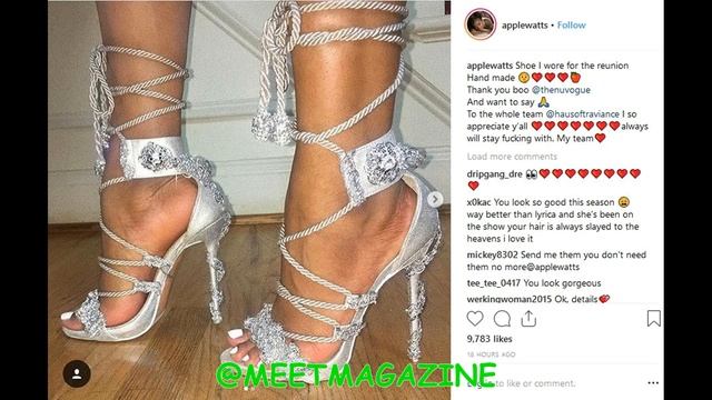 Apple Watts Love and Hip Hop Hollywood Season 5 reunion outfit! #LHHH смотреть онлайн