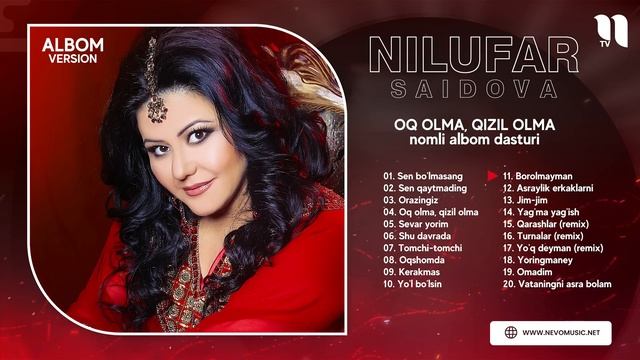 Nilufar Saidova - Oq Olma, Qizil Olma Nomli Albom Dasturi
