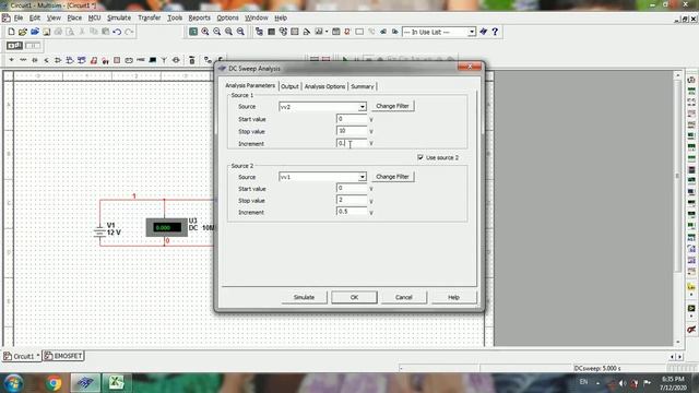 Simulation Of JFET Characteristics Using MultiSim