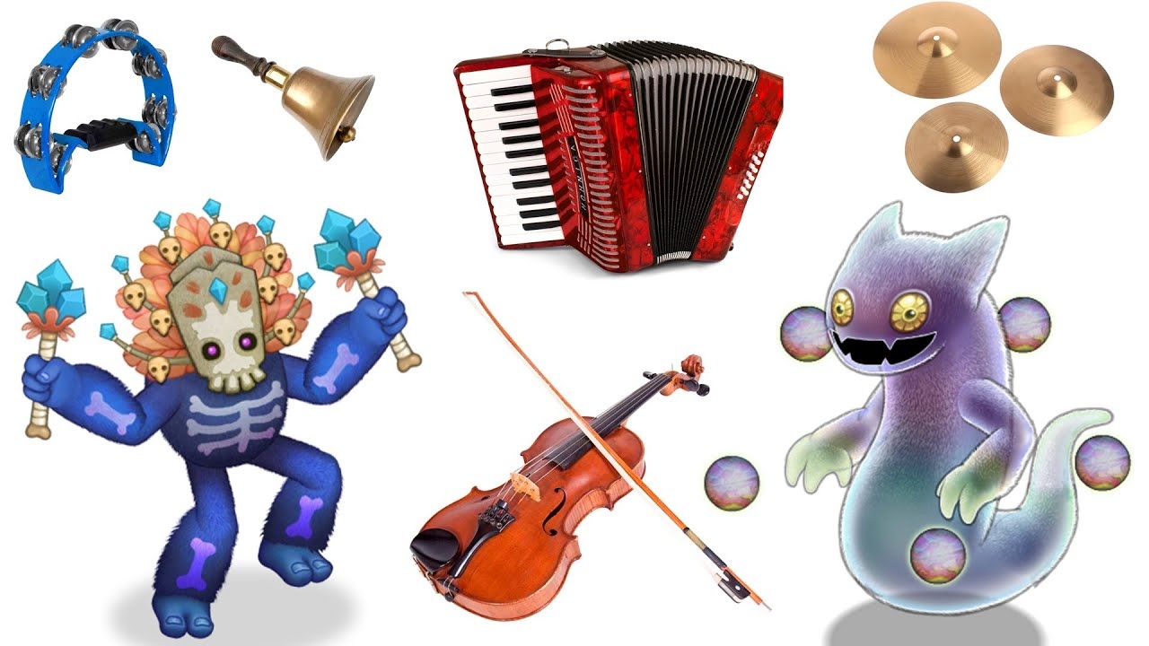 Остров Эфира - Все Актёры Озвучки и Инструменты Монстров (My Singing Monsters) (Мсм)