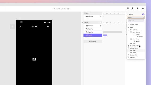ProtoPie School: Camera App UI | ProtoPie Tutorial