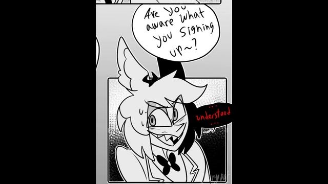 ¿sabes lo que significa esa palabra? (comic fandub) Alastor x lucifer смотреть онлайн