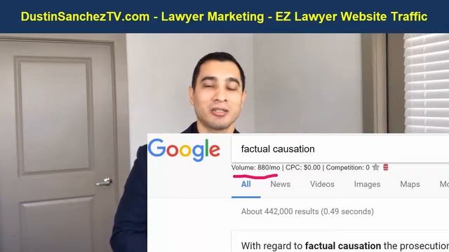Finding Search Volume - Top Keywords for Lawyers - DustinSanchezTV смотреть онлайн