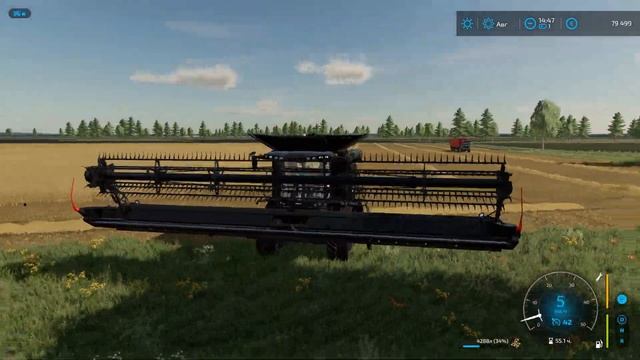 Farming Simulator 22 с. Грязное #4 сеем пшеницу и бобы смотреть онлайн