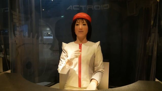 Actroid Sakura「アクトロイド さくら」1/2 Overview @ Tokyo Science Museum (2017.3) [4K]