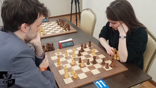 M. Khmelev (2122) vs Fatality (1952). Chess Fight Night. CFN. Blitz смотреть онлайн