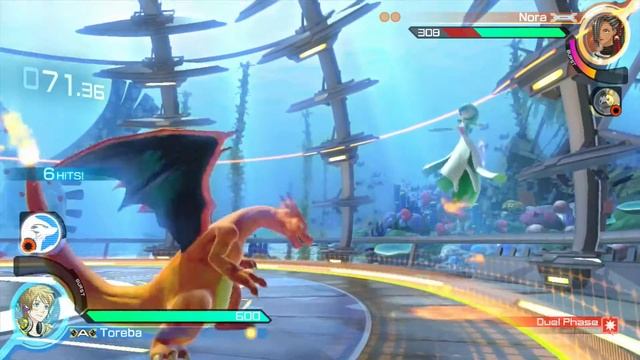 Pokken Tournament Battle at blue dome! смотреть онлайн