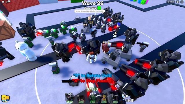 En Güçlü Laser Cameraman Hangisi ?💥 Hard Mod Challenge 💥 🚽 Toilet Tower Defense - Roblox смотреть онлайн