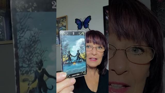 2 of Swords Black Cat Tarot смотреть онлайн