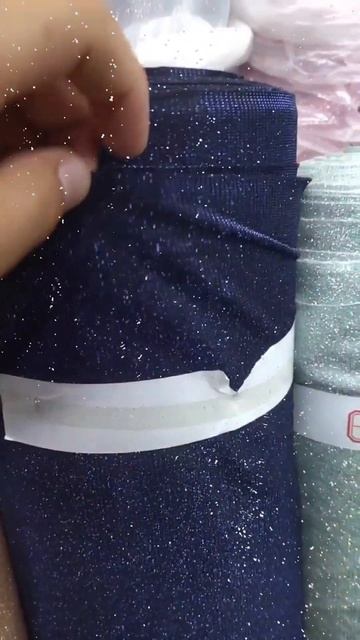 Трикотаж с люрексом и глиттером