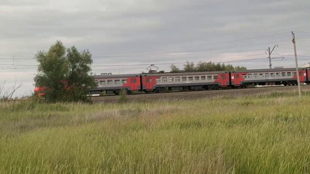 Вечерняя электричка Омск Называевская по перегону Карбышево 1-Пламя смотреть онлайн
