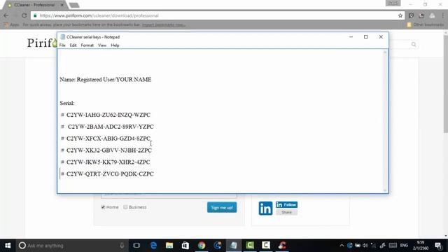 CCleaner Professional Plus Key 2017 free life time License смотреть онлайн