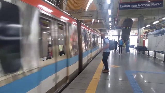 Viagem em metrô de Salvador (Bahia). Parte 2. Путешествие в метро Салвадора (Баия). Часть 2. смотреть онлайн