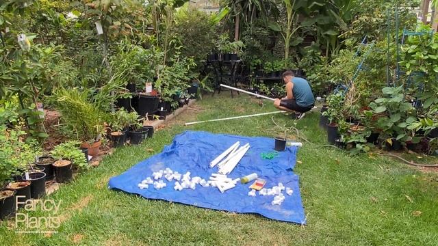 Easy, quick and inexpensive DIY PVC trellis for a container that will never rot. plant! смотреть онлайн