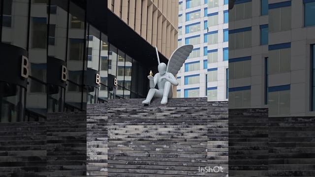 Новый Арт-объект «Ангел» в Москве смотреть онлайн