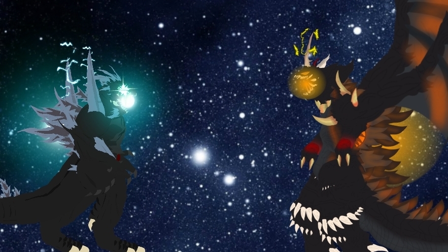 Space Dagon VS Ubisilla