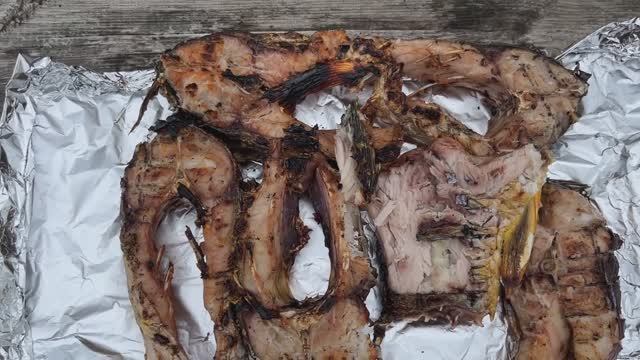 Карп на Мангале  Безумно Вкусно рыба