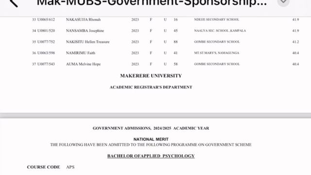 Government Sponsorship List 2023/24 lists out now. Government Merit List now out смотреть онлайн
