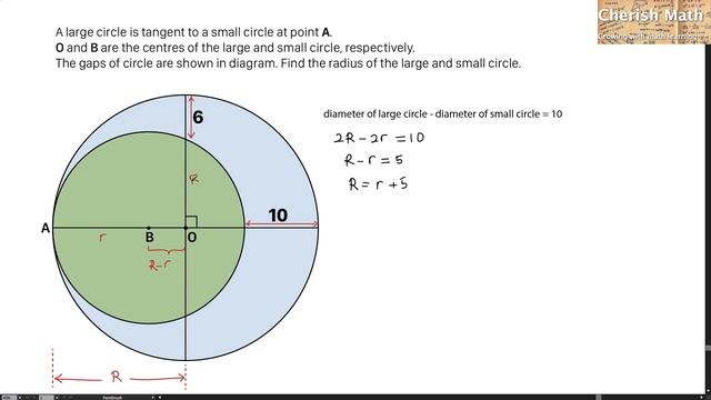 Radius of large circle? Radius of the small circle? смотреть онлайн