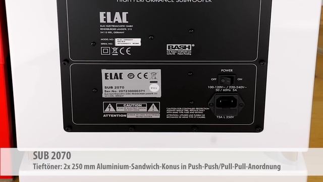 ELAC SUB 2070 With App Control