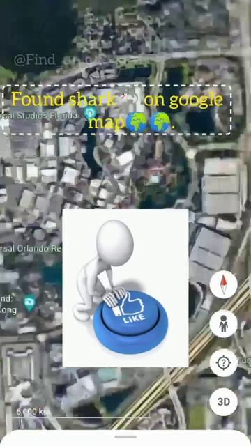 😰😱Found #shark on google map🌎🌍 #googlemaps #trendingshorts #gps смотреть онлайн