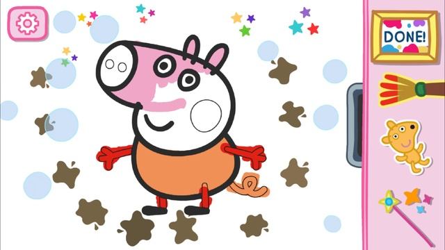 Peppa Pig Paintbox | Game App for Kids | iPad iPhone Android| смотреть онлайн