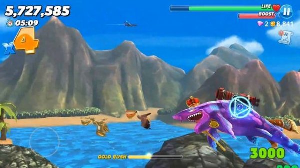 Hungry Shark World - New Shark Coming Soon - All Sharks Unlocked NO Hack Mecha Sharkjira Gameplay