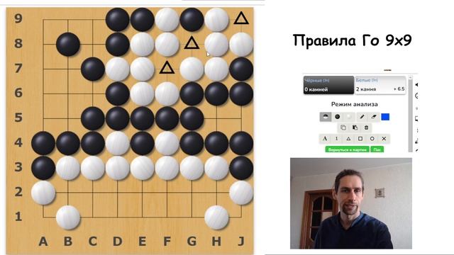 Правила игры Го 9х9