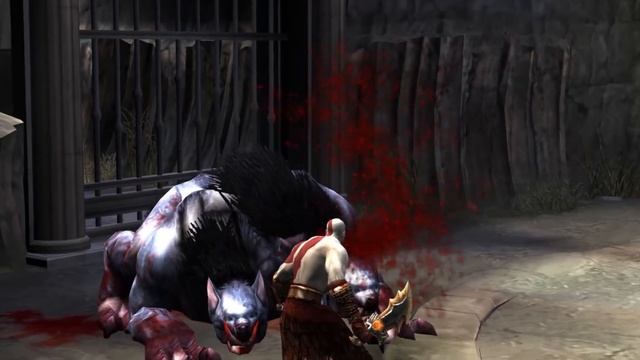God Of War 2 - Mole Cerberus Boss Fight | HD | PlayHalt