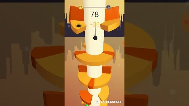 Играю в игру под названием Helix Jump смотреть онлайн