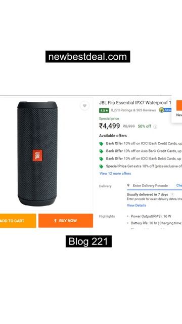 Bluetooth Speakers Under Rs.10,000 [October 2021]